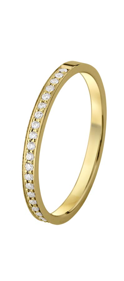 533687-5100-001 | Memoirering Berlin 533687 585 Gelbgold, Brillant 0,185 ct H-SI100% Made in Germany   1.611.- EUR   