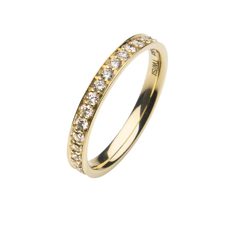 533689-5100-001 | Memoirering Berlin 533689 585 Gelbgold, Brillant 0,460 ct H-SI100% Made in Germany   1.804.- EUR   